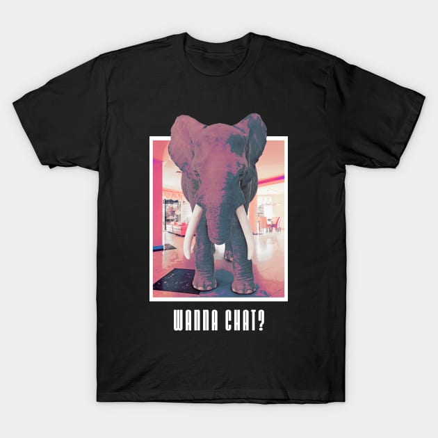 Elephant In The Room T-Shirt by MerlinArt